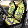 African Pattern 1 - Black Woman Car Seat Covers (Set of 2)