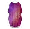 BigProStore Triangle Colorful Pattern 2 - Beautiful Woman 3D Pocket Dress S (4-6 US)(8 UK) Women Dress