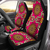 Ethnic Floral 1 - Black Beautiful Car Seat Covers (Set of 2)