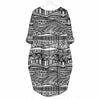 BigProStore Seamless Pattern 1 - Beautiful Woman 3D Pocket Dress Women Dress