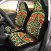 Ethnic Floral 6 - African Pattern Car Seat Covers (Set of 2)