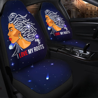 Galaxy Style - I Love My Roots Car Seat Covers (Set of 2)