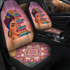 Ethnic Floral 5 - I Am Black Woman Beautiful Car Seat Covers (Set of 2)