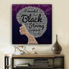 BigProStore African American Abstract Canvas Art Natural Hair Afro Word Art African Decorations For Living Room BPS1910 8" x 8" Square Canvas