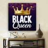 BigProStore African American Art On Canvas Black Queen Melanin Black History Month African Decorations For Living Room BPS1566 8" x 8" Square Canvas