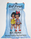BigProStore African American Blanket Art To My Best Friend I May Not Be Able To Solve All Of Your Problems Fleece Blanket Blanket / YOUTH-S (43"x55" / 110x140cm) Blanket