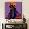 BigProStore African American Canvas Art Pretty Melanin Poppin Girl Black History Wall Art Afrocentric Decor BPS81883 12" x 12" x 0.75" Square Canvas