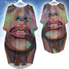 BigProStore African American Dresses Pretty Melanin Poppin Girl Long Sleeve Pocket Dress African Print Styles BPS10306 S (4-6 US)(8 UK) Women Dress