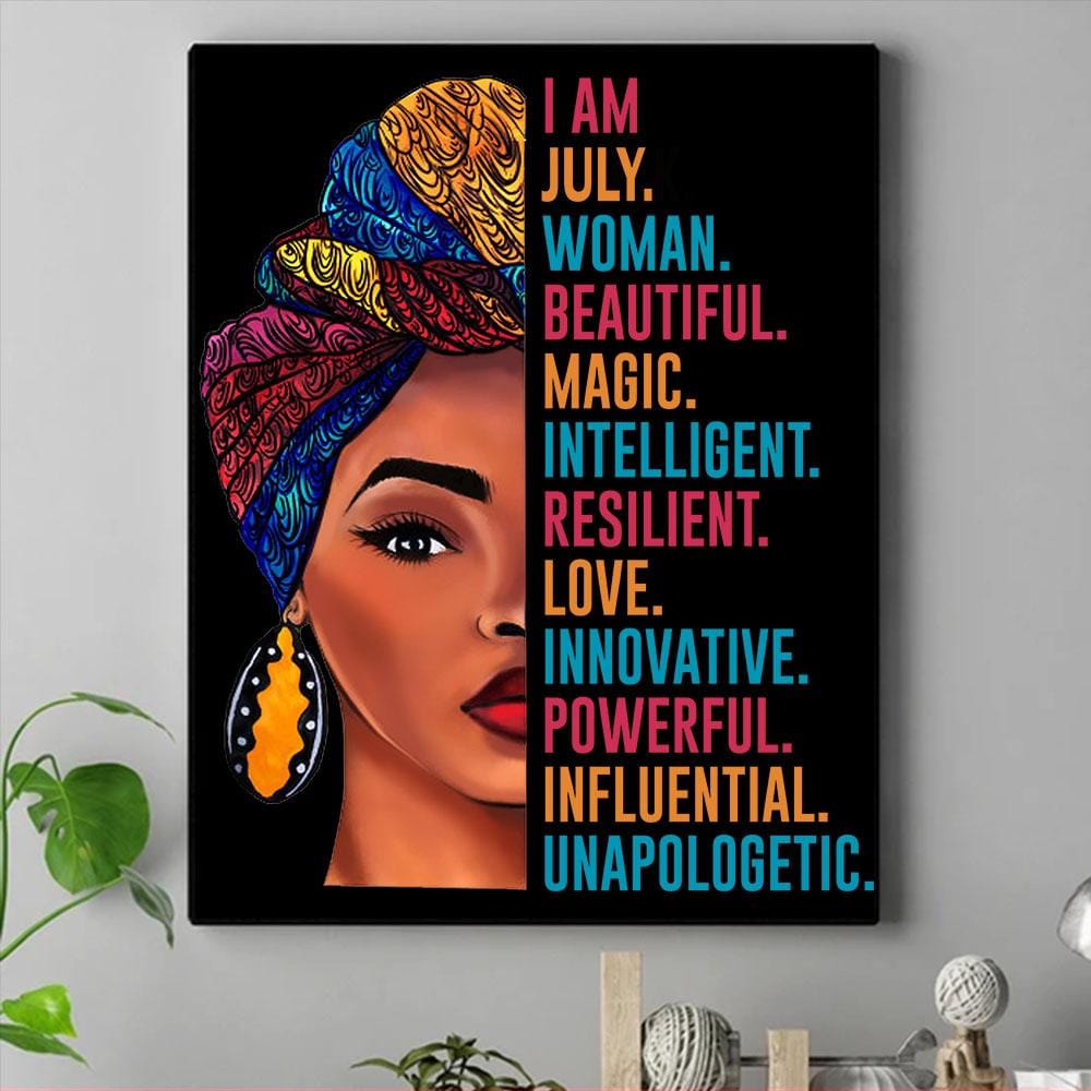 African Tumbler Afro Girl I Am Black Beautiful Magic Intelligent Woman –  BigProStore