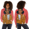 BigProStore African American Hoodies Beautiful African American Female Black History Clothing 3D Printed Hoodie / S Hoodie