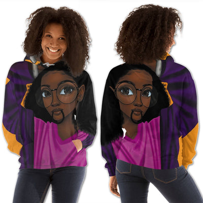 BigProStore African American Hoodies Beautiful Afro Girl African Clothing For Women 3D Printed Hoodie / S Hoodie