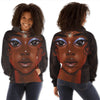 BigProStore African American Hoodies Beautiful Black Girl All Over Print Womens Hooded Sweatshirt African Print Styles BPS65980 S Hoodie