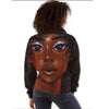 BigProStore African American Hoodies Beautiful Black Girl All Over Print Womens Hooded Sweatshirt African Print Styles BPS65980 Hoodie