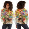 BigProStore African American Hoodies Beautiful Melanin Girl All Over Print Womens Hooded Sweatshirt African American Apparel BPS76980 S Hoodie