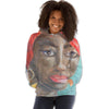 BigProStore African American Hoodies Cute African American Woman All Over Print Womens Hooded Sweatshirt African Apparel BPS22535 Hoodie