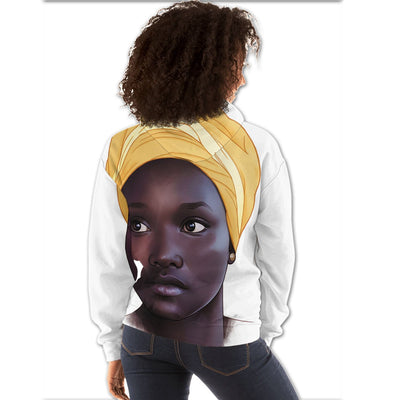 BigProStore African American Hoodies Cute Black American Woman Black History Shirt Hoodie