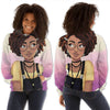 BigProStore African American Hoodies Cute Melanin Girl All Over Print Womens Hooded Sweatshirt African Print Clothing BPS87720 S Hoodie