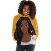 BigProStore African American Hoodies Pretty African American Female All Over Print Womens Hooded Sweatshirt Black History Month Clothing BPS48842 Hoodie