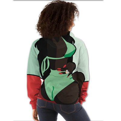 BigProStore African American Hoodies Pretty Afro American Woman All Over Print Womens Hooded Sweatshirt African Fashion Styles BPS83048 Hoodie