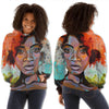 BigProStore African American Hoodies Pretty Afro American Woman All Over Print Womens Hooded Sweatshirt African Print Clothing BPS55772 S Hoodie