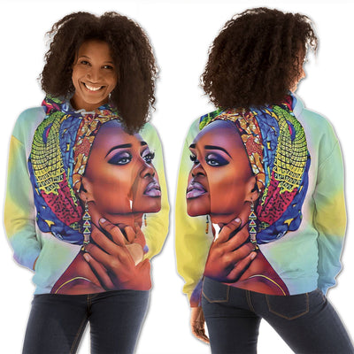 BigProStore African American Hoodies Pretty Afro Girl African Print Clothing 3D Printed Hoodie / S Hoodie