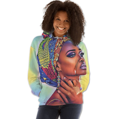 BigProStore African American Hoodies Pretty Afro Girl African Print Clothing Hoodie