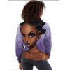 BigProStore African American Hoodies Pretty Afro Girl All Over Print Womens Hooded Sweatshirt African American Fashion BPS73315 Hoodie