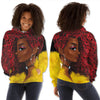 BigProStore African American Hoodies Pretty Black Afro Lady All Over Print Womens Hooded Sweatshirt African Apparel BPS32231 S Hoodie