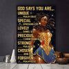 BigProStore African American Poster Art Black Wonder Woman African Designs 12" x 18" Poster