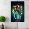 BigProStore African American Poster Art Black Young Boy I Am King African Bedroom Decor 12" x 18" Poster