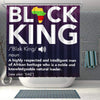 BigProStore African American Shower Curtain Black King Definition Afrocentric Art Bathroom Decor Accessories BPS835 Small (165x180cm | 65x72in) Shower Curtain