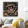 BigProStore African American Wall Art Beautiful African American Woman Afrocentric Wall Art Afrocentric Wall Decor BPS80926 12" x 12" x 0.75" Square Canvas