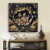 BigProStore African American Wall Art Beautiful African American Woman Afrocentric Wall Art Afrocentric Wall Decor BPS80926 24" x 24" x 0.75" Square Canvas