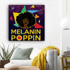 BigProStore African American Wall Art Cute Black Afro Lady African American Women Art Afrocentric Wall Decor BPS29230 12" x 12" x 0.75" Square Canvas