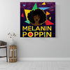 BigProStore African American Wall Art Cute Black Afro Lady African American Women Art Afrocentric Wall Decor BPS29230 16" x 16" x 0.75" Square Canvas