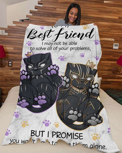 BigProStore African Blanket Paintings To My Best Friend I May Not Be Able To Solve All Of Your Problems Fleece Blanket Blanket