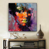 BigProStore African Canvas Art Pretty Afro American Girl African American Wall Art And Decor Afrocentric Decorating Ideas BPS16151 24" x 24" x 0.75" Square Canvas