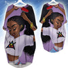 BigProStore African Dresses Beautiful Afro Girl Long Sleeve Pocket Dress African Print Dresses Styles BPS55232 S (4-6 US)(8 UK) Women Dress