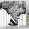 BigProStore Elephant Shower Curtain African Elephants Bathroom Sets Shower Curtain / Small (165x180cm | 65x72in) Shower Curtain