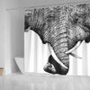 BigProStore Elephant Shower Curtain African Elephants Bathroom Sets Shower Curtain