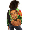 BigProStore African Hoodie Beautiful Black Afro Lady All Over Print Womens Hooded Sweatshirt Black History Clothing BPS33442 Hoodie