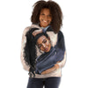 BigProStore African Hoodie Beautiful Black Afro Lady Modern Afrocentric Clothing Hoodie