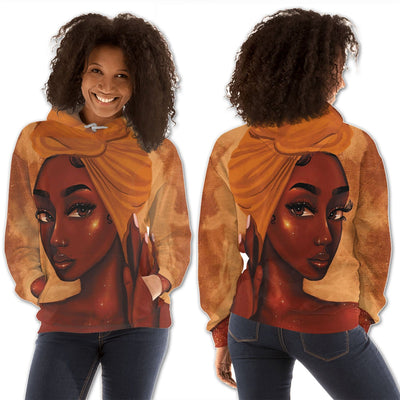 BigProStore African Hoodie Beautiful Black Girl African American Apparel 3D Printed Hoodie / S Hoodie