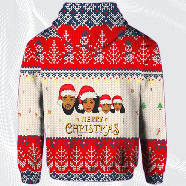 Us Veteran Santa Claus Christmas All Day 3D All Over Print Hoodie