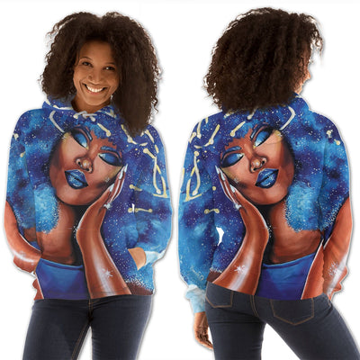 BigProStore African Hoodie Pretty African American Woman African American Clothing 3D Printed Hoodie / S Hoodie