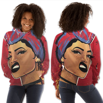 BigProStore African Hoodie Pretty Black Afro Girls Black History Shirt 3D Printed Hoodie / S Hoodie