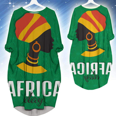 BigProStore African Print Dresses Pretty Black Afro Girls Long Sleeve Pocket Dress African Dresses For Girls BPS88362 S (4-6 US)(8 UK) Women Dress
