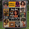 BigProStore African Quilts July Girl Black Is Beautiful Quilt Beautiful Afro Lady Inspired African Themed Gift Ideas Quilt
