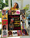 BigProStore African Quilts July Queens Honey Gold Quilt Pretty Black Girl Magic Black History Month Gift Idea BABY (43"x55" / 110x140cm) Quilt