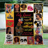 BigProStore African Quilts July Queens Honey Gold Quilt Pretty Black Girl Magic Black History Month Gift Idea Quilt